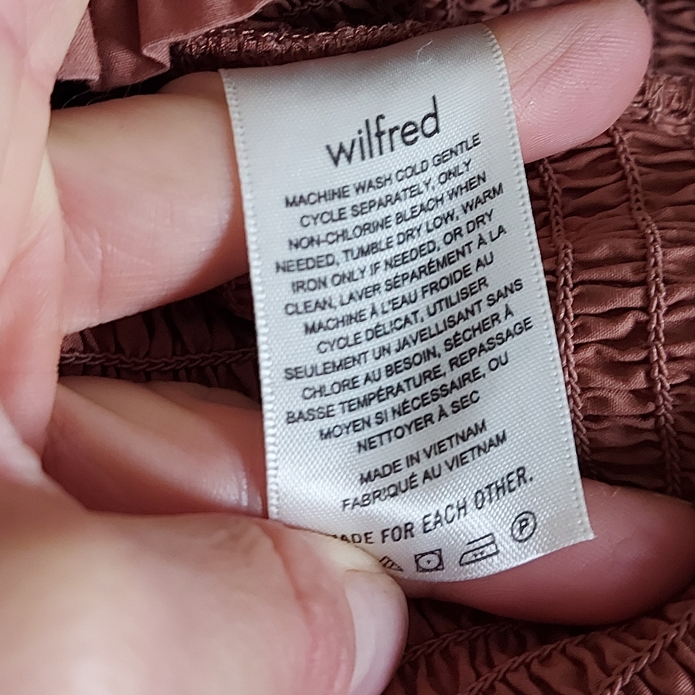 Wilfred Terracotta Crop Top - Picture 7 of 7